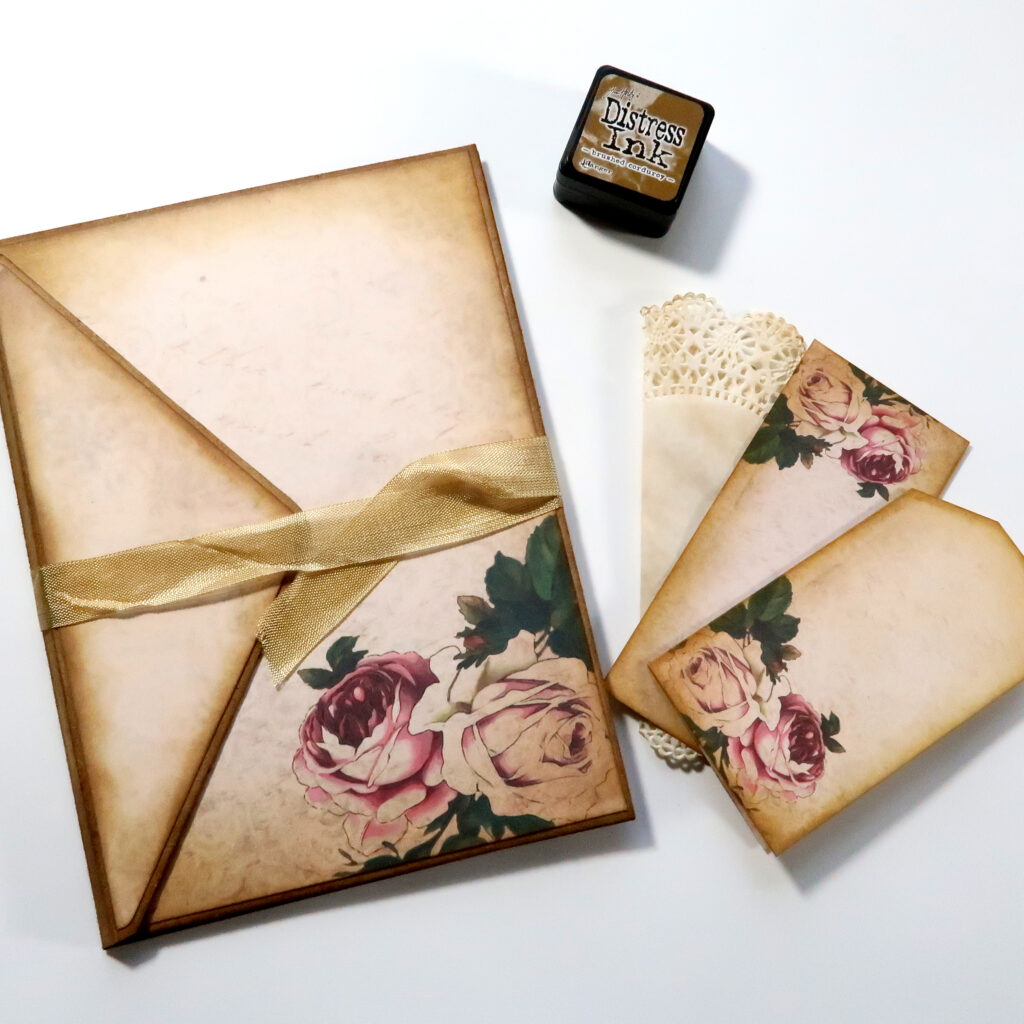 Home folio vintage rose